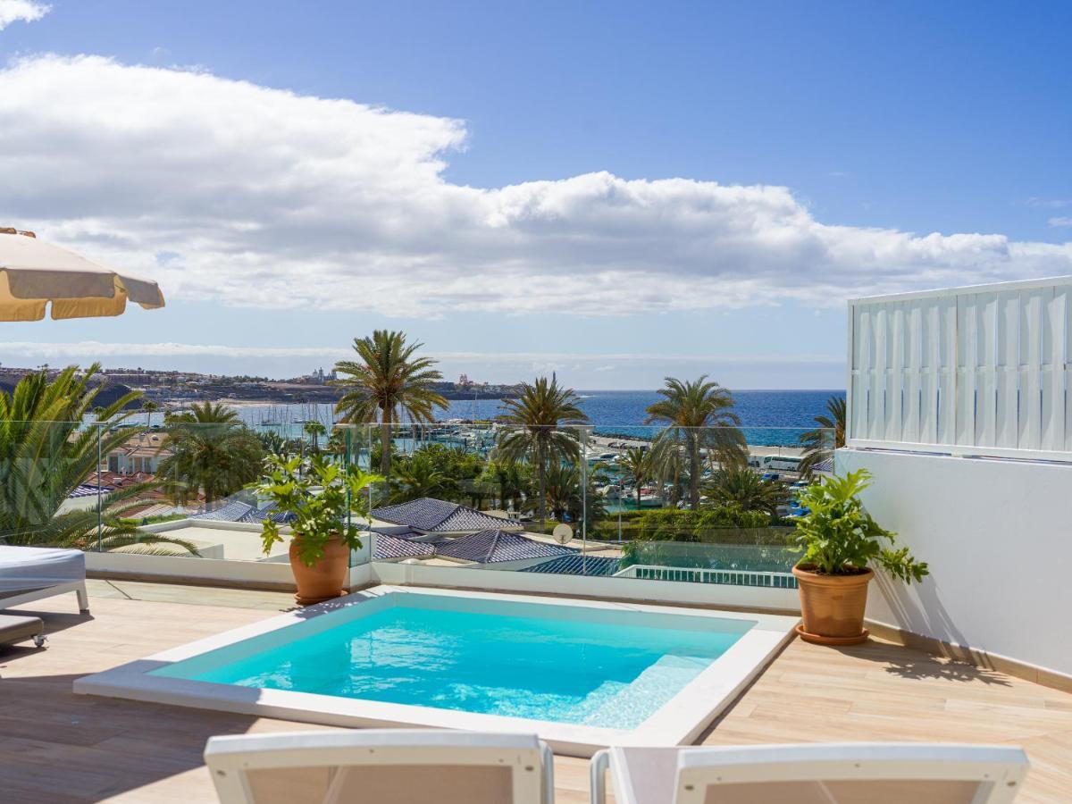 Pasitoblanco Porto Mare 7 Seaview Villa Private Heated Pool Pasito Blanco Exterior photo