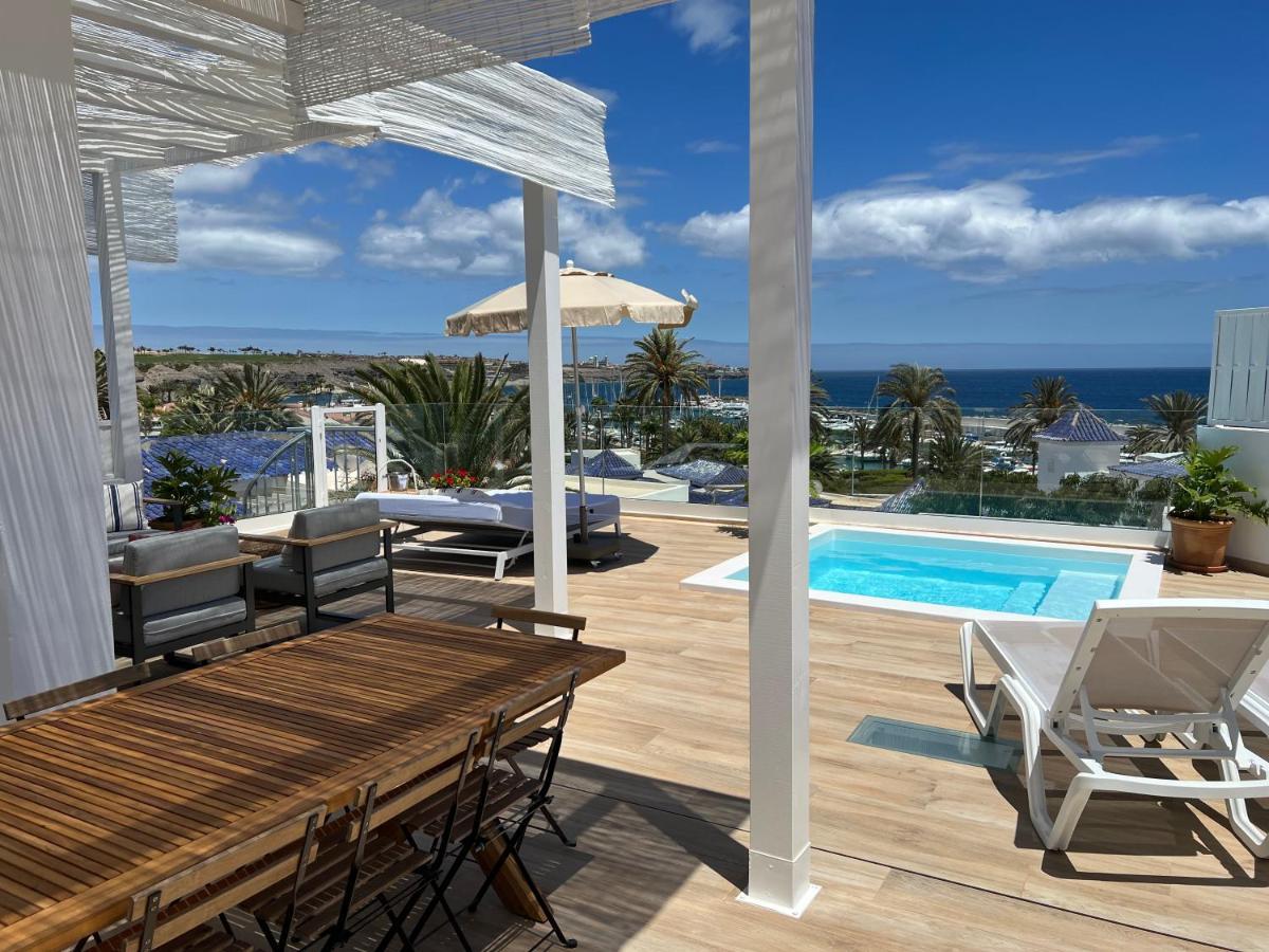 Pasitoblanco Porto Mare 7 Seaview Villa Private Heated Pool Pasito Blanco Exterior photo