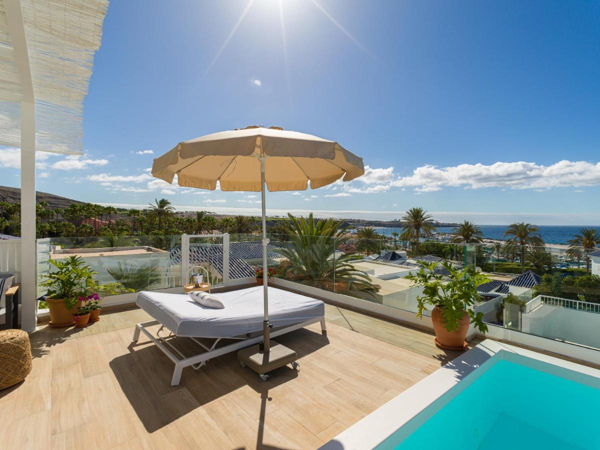 Pasitoblanco Porto Mare 7 Seaview Villa Private Heated Pool Pasito Blanco Exterior photo